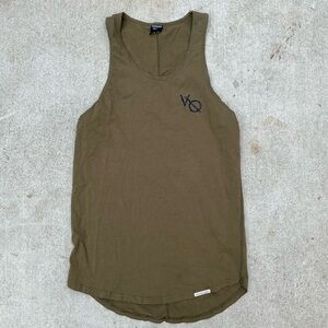 Vanquish men’s tank size small Olive Green top